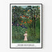 Plakat - Kvinde går i en eksotisk skov - Henri Rousseau