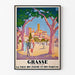 Plakat Grasse Vintage