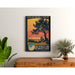 Plakat Hauteville-sur-Mer vintage – Badestrande nær Granville