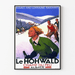 Plakat Hohwald den Alsace Ski Station Vintage