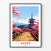 Plakat Kyoto Japan Vintage