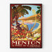 Plakat Menton Vintage