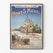 Plakat Mont-Saint-Michel vintage – Panoramisk udsigt og guidet tur