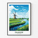 Plakat Moulins de Zaanse - Holland Vintage