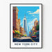 Plakat New York City USA Vintage