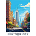 Plakat New York City USA Vintage