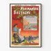 Plakat Normandie Bretagne – Badestrande og udflugter (ca. 1900)