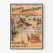 Plakat Normandie Bretagne vintage – Udflugter med tog (ca. 1900)