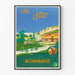 Plakat Normandie vintage – L’été... l’État (1930'erne)