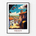 Plakat Obidos Portugal Vintage
