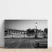 Plakat Paris - Le Pont des Arts i sort og hvid