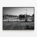 Plakat Paris - Le Pont des Arts i sort og hvid