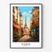 Plakat Paris Vintage - La tour Eiffel