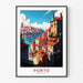 Plakat Porto Portugal Vintage