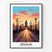 Plakat Prag Vintage