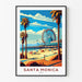 Plakat Santa Monica Vintage