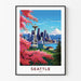 Plakat Seattle Vintage
