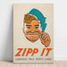 Plakat Anden Verdenskrig - Zipp it. Uforsigtigt snak koster liv af Leonard Raven-Hill