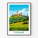 Plakat Toscana Vintage