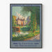 Plakat Tourlaville vintage – Slottet ved vandkanten