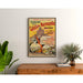 Plakat Tog Normandiet Bretagne Vintage