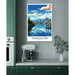 Plakat Vancouver Vintage med sine bjerge