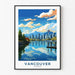 Plakat Vancouver Vintage med sine bjerge