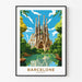 Plakat Vintage Barcelona