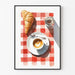 Plakat dekoration køkken - Café Croissant