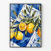Plakat dekoration køkken - Citrons og Oliventræblade