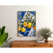 Plakat dekoration køkken - Citrons og Oliventræblade