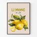 Plakat dekoration køkken - Limone Amalfi