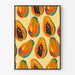 Plakat dekoration køkken - Papaya Tropisk