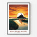 Plakat af Mont Saint-Michel Vintage