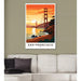Plakat af Golden Gate i San Francisco Vintage