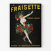 Vintage reklameplakat - Liqueur La Fraisette