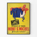 Vintage reklameplakat – Arbejdstøj Mont Saint-Michel