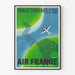Vintage plakat Air France - Paris London på 1T30