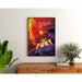 Plakat vintage NASA - Flammer af raseri 2020