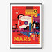 Vintage NASA plakat - Mars 2017