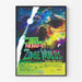 Plakat vintage NASA - Zombie Worlds 2020