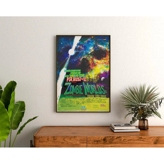 Affiche vintage NASA - Zombie Worlds 2020
