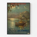 Vintage plakat PLM - Annecy-søen af François-Charles Cachoud