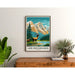 Vintage canadiske Rocky Mountains plakater