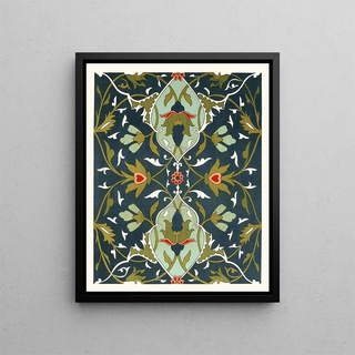 Afghan Boundary Commission - 18 plates of ornamental tiles from the Afghan Boundary Commission Pl 10.webp