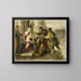 Adoration des Mages - Efter Bonifacio Veronese — indrammet kunstværk på væggen