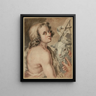 After Carlo Cignani - Saint John the Baptist with Lamb.webp