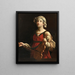 Saint Cécile - Efter Guido Reni — indrammet kunstværk på væggen