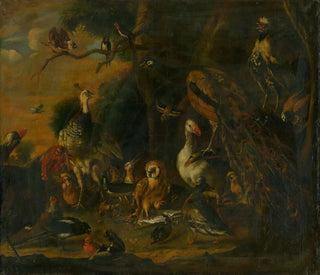 After Melchior de Hondecoeter - Every Bird Sings as It Is Beaked.webp