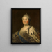 Portrait af Catherine den Store - Efter Vigilius Eriksen — indrammet kunstværk på væggen